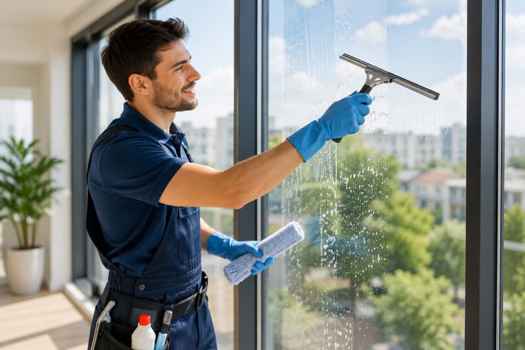 window glass cleaNING